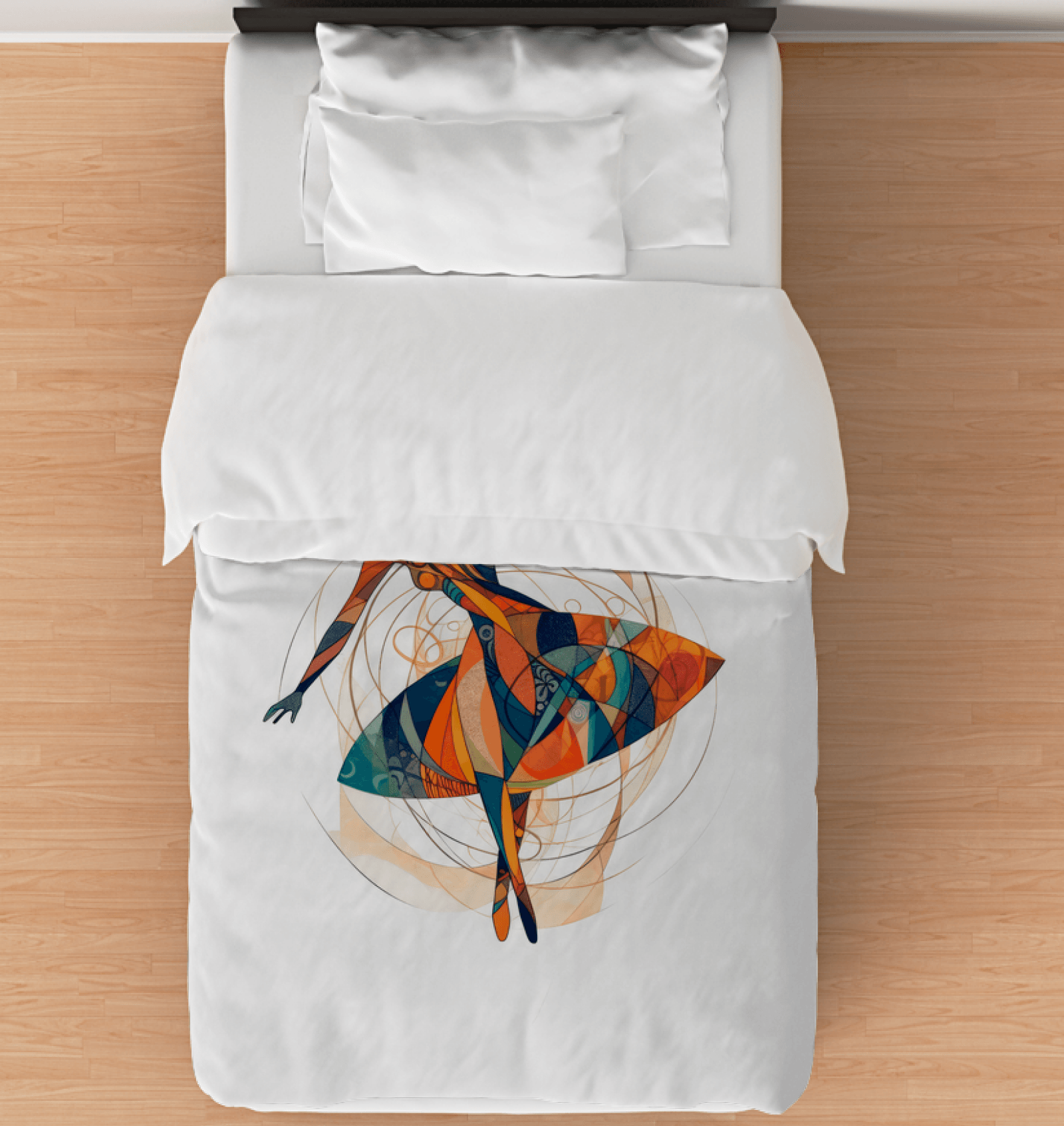 Elegant and cozy duvet cover with dance charm design for stylish bedrooms.