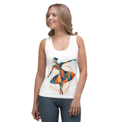 Whimsical Women's Dance Charm Sublimation Cut & Sew Tank Top - Beyond T-shirts