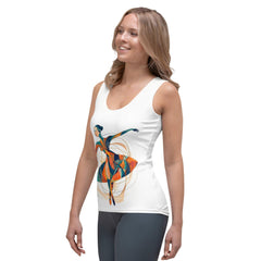 Whimsical Women's Dance Charm Sublimation Cut & Sew Tank Top - Beyond T-shirts