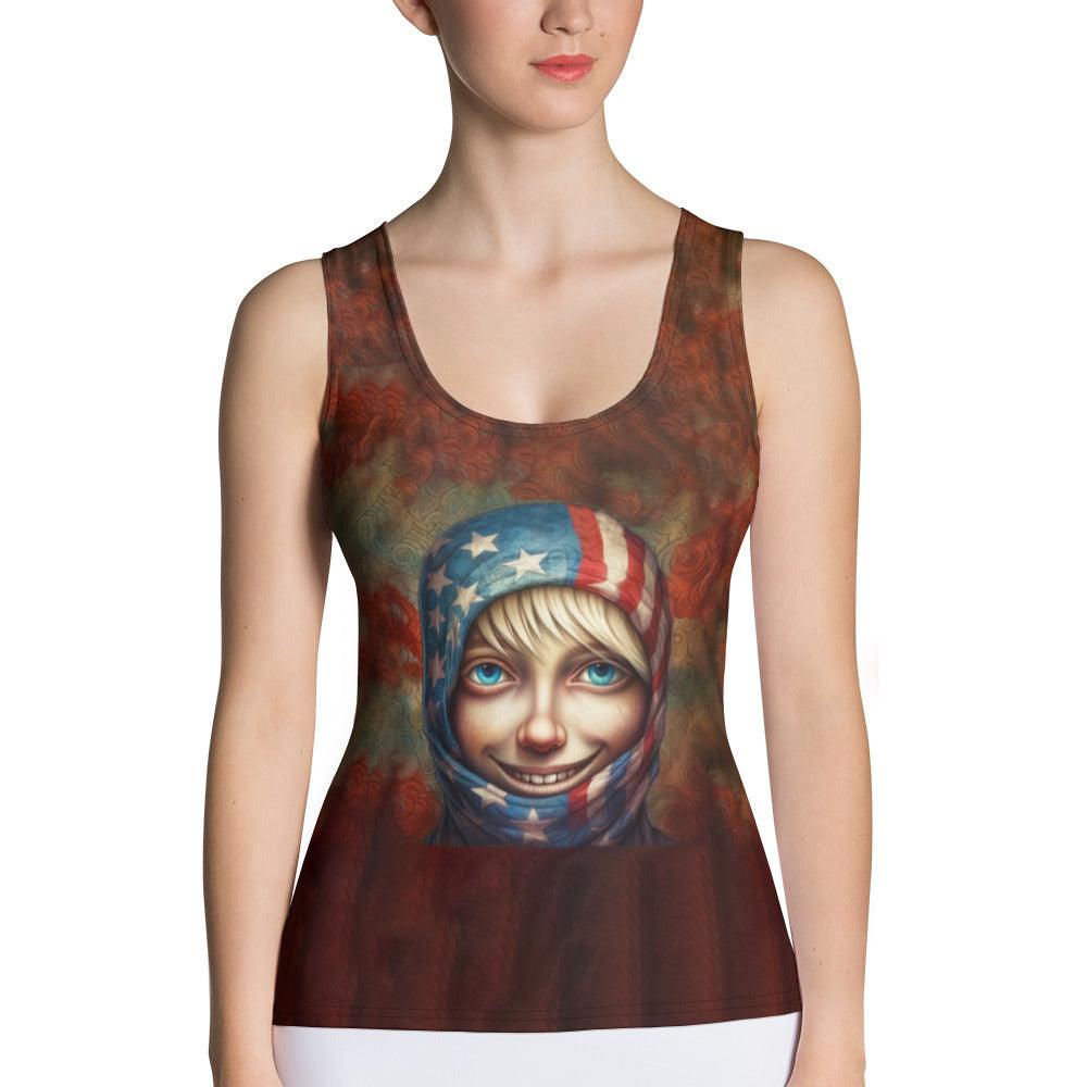 Whimsical Wonder Sublimation Cut & Sew Tank Top - Beyond T-shirts