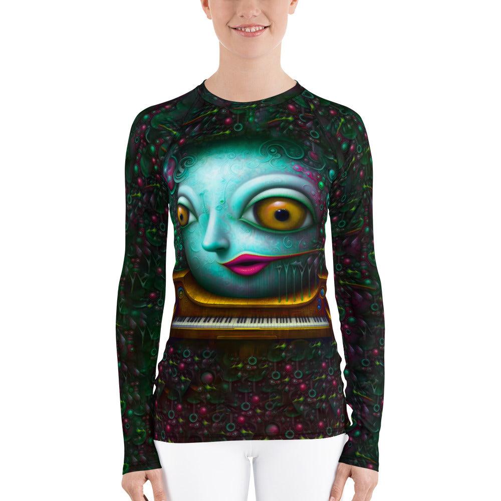 Whimsical Wonderland Women's Rash Guard - Beyond T-shirts