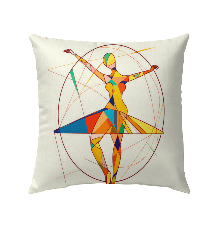 Whirlwind Balletic Style Outdoor Pillow - Beyond T-shirts