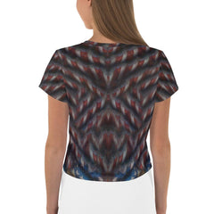 Whispering Wind All-Over Print Crop Tee - Beyond T-shirts