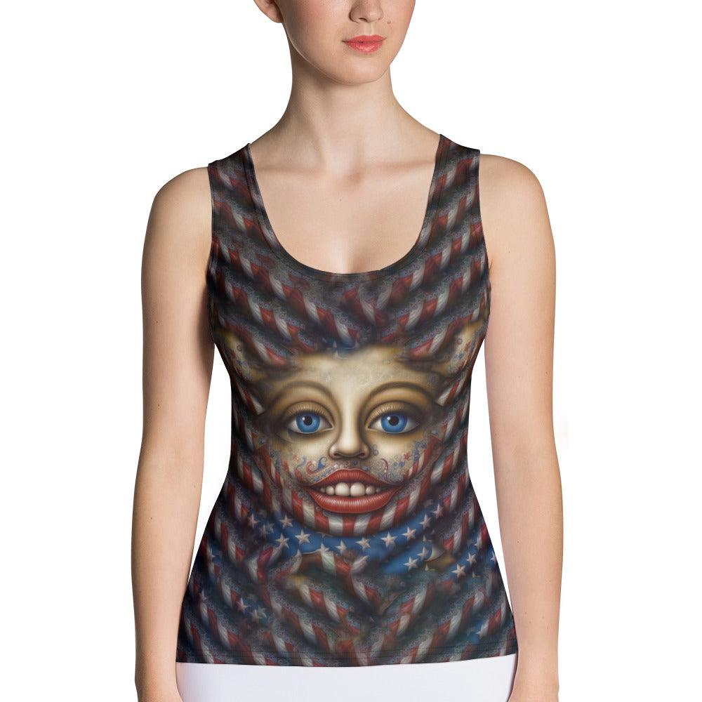 Whispering Wind Sublimation Cut & Sew Tank Top - Beyond T-shirts