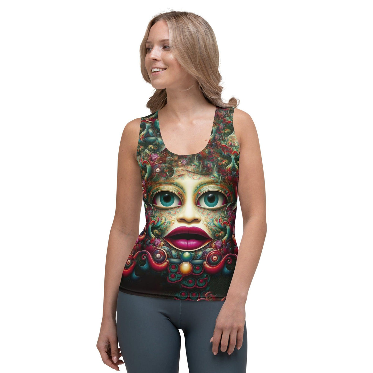 Whispering Woods Sublimation Cut & Sew Tank Top - Beyond T-shirts