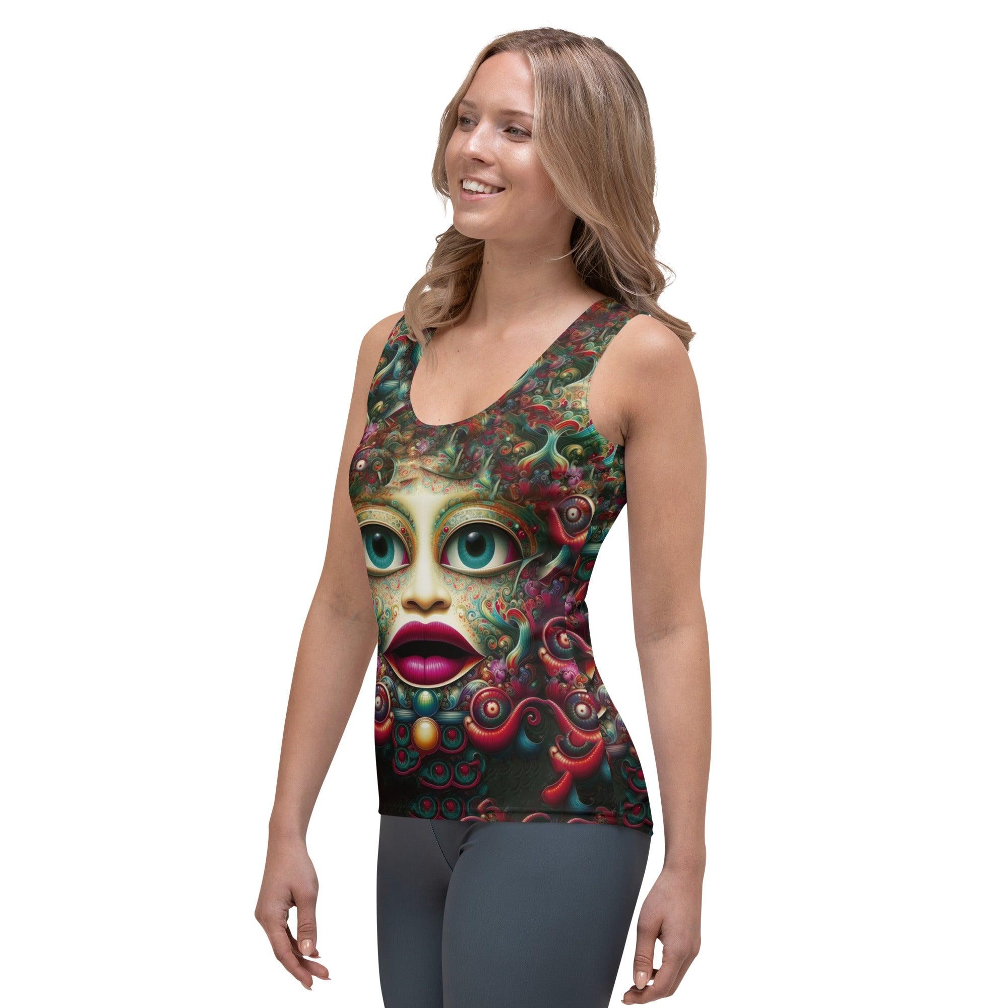 Whispering Woods Sublimation Cut & Sew Tank Top - Beyond T-shirts