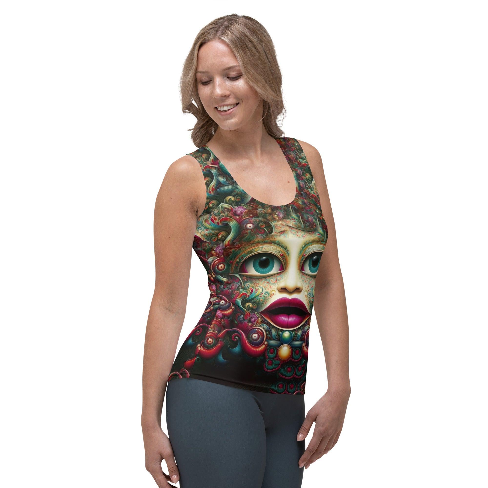 Whispering Woods Sublimation Cut & Sew Tank Top - Beyond T-shirts