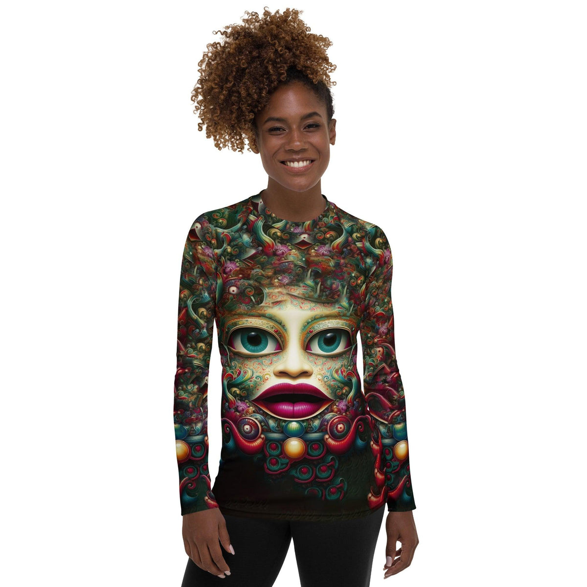 Whispering Woods Women's Rash Guard - Beyond T-shirts