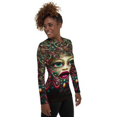 Whispering Woods Women's Rash Guard - Beyond T-shirts