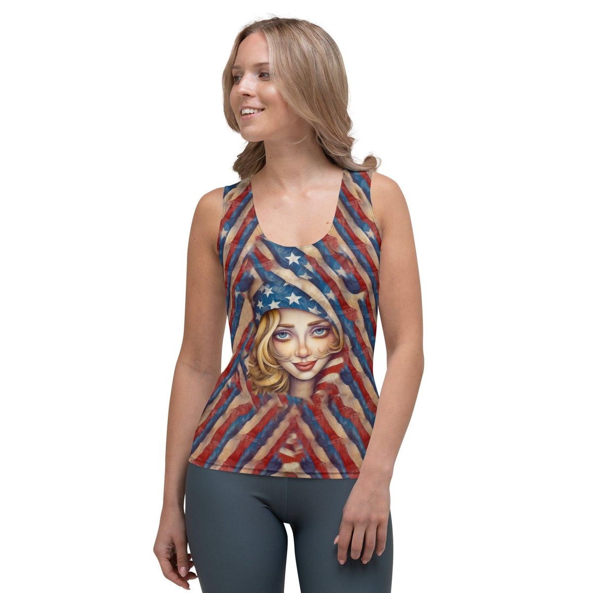 Whispers of Wonder Sublimation Cut & Sew Tank Top - Beyond T-shirts