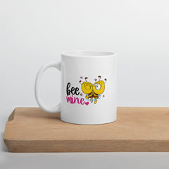 Bee Mine White Glossy Mug