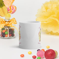 I Am Thinking About You White Glossy Mug