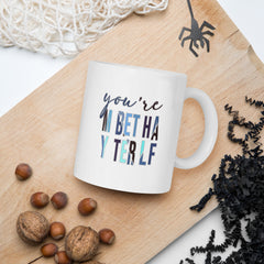 Better Half White glossy mug