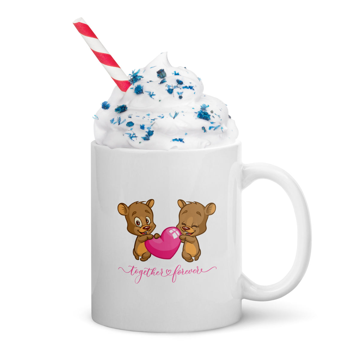 Together Forever White Glossy Mug