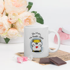 You Make My Heart Smile White Glossy Mug