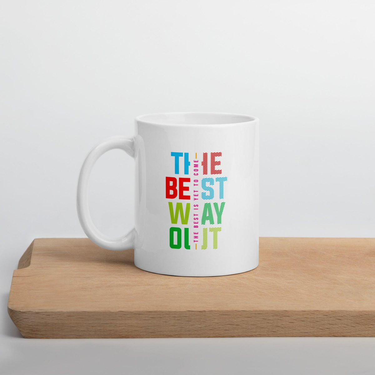 Serenity Script White Glossy Mug - Beyond T-shirts