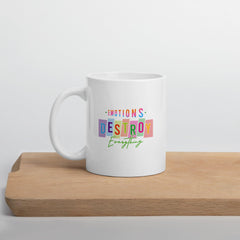 Art Deco Typography Mug - Beyond T-shirts