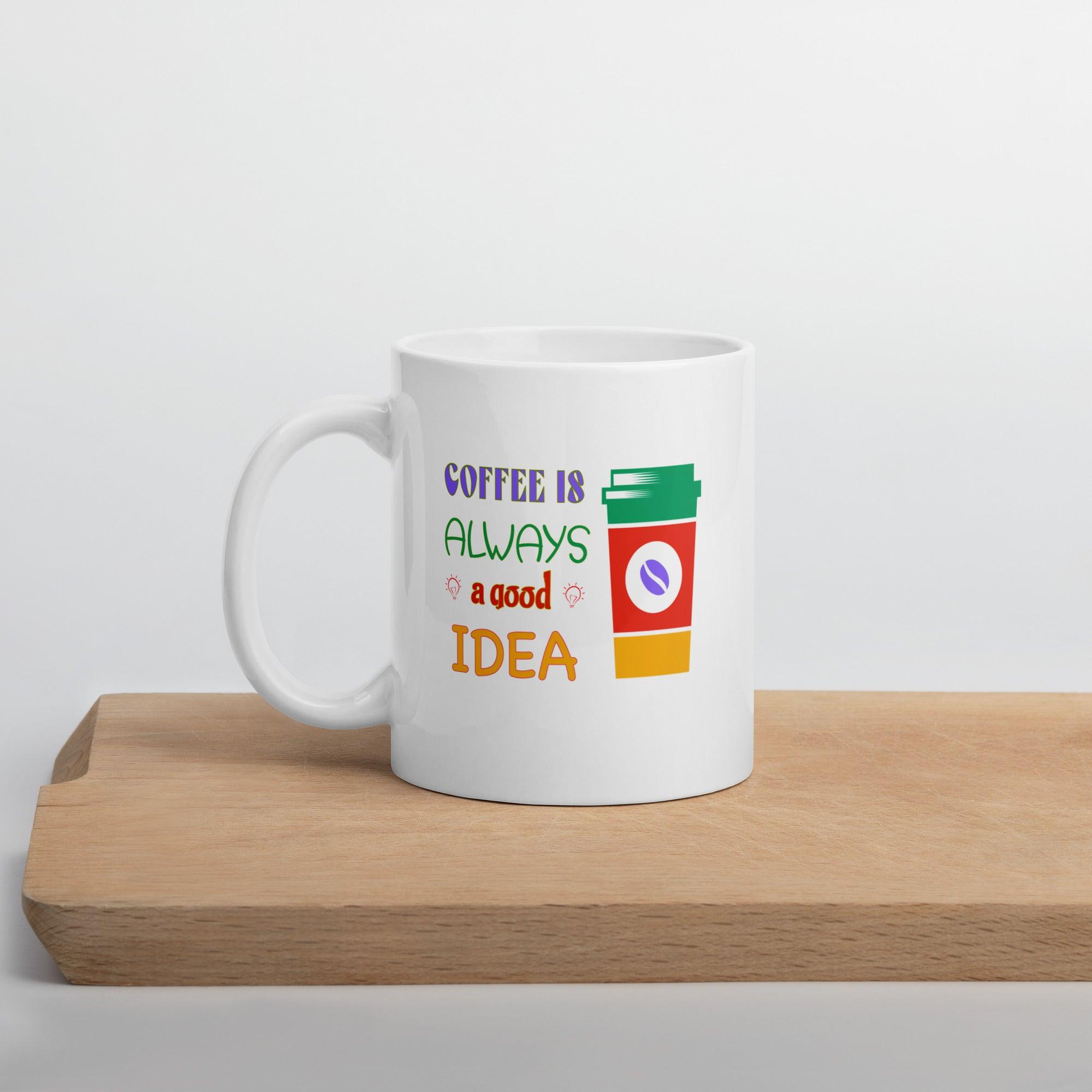 Bold Typographic Statement Coffee Mug - Beyond T-shirts