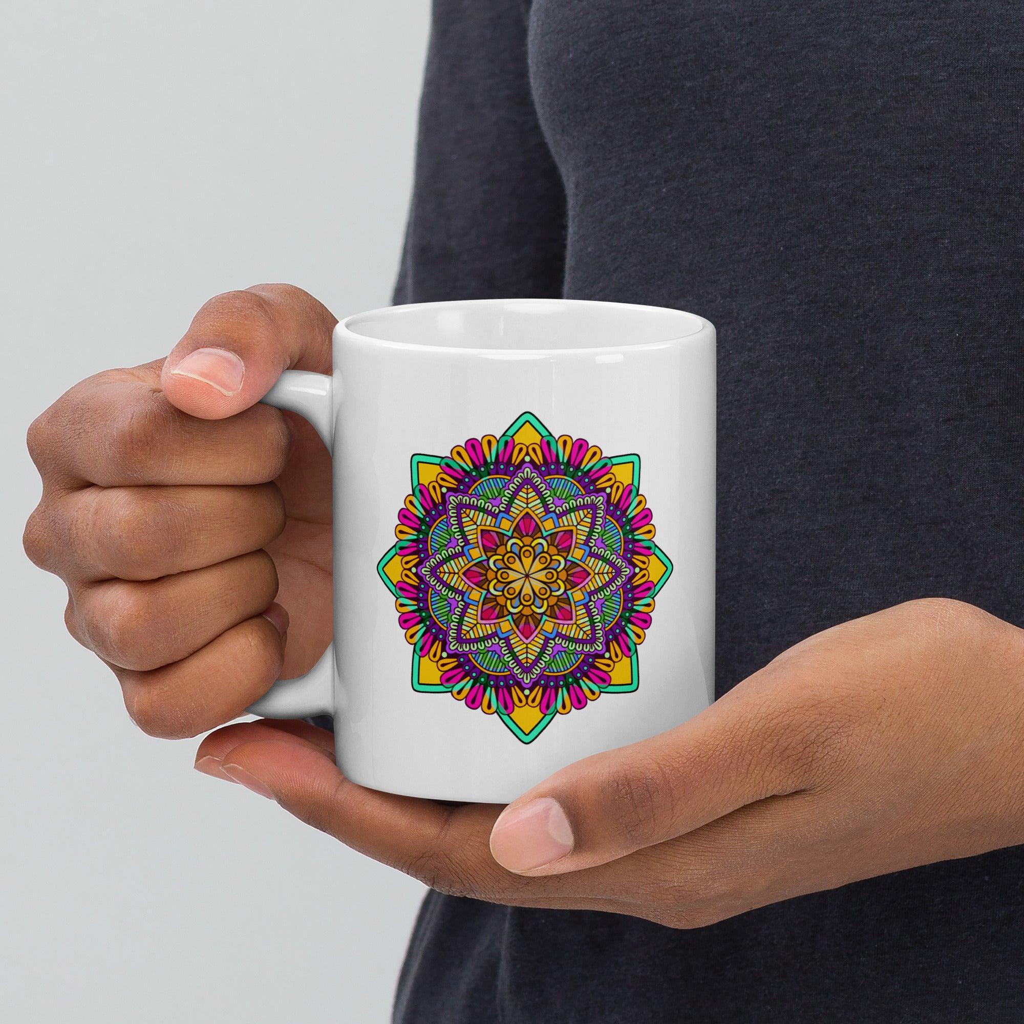 Mandala Harmony Ceramic Mug - Beyond T-shirts