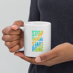 Retro Letterpress Typography Mug - Beyond T-shirts