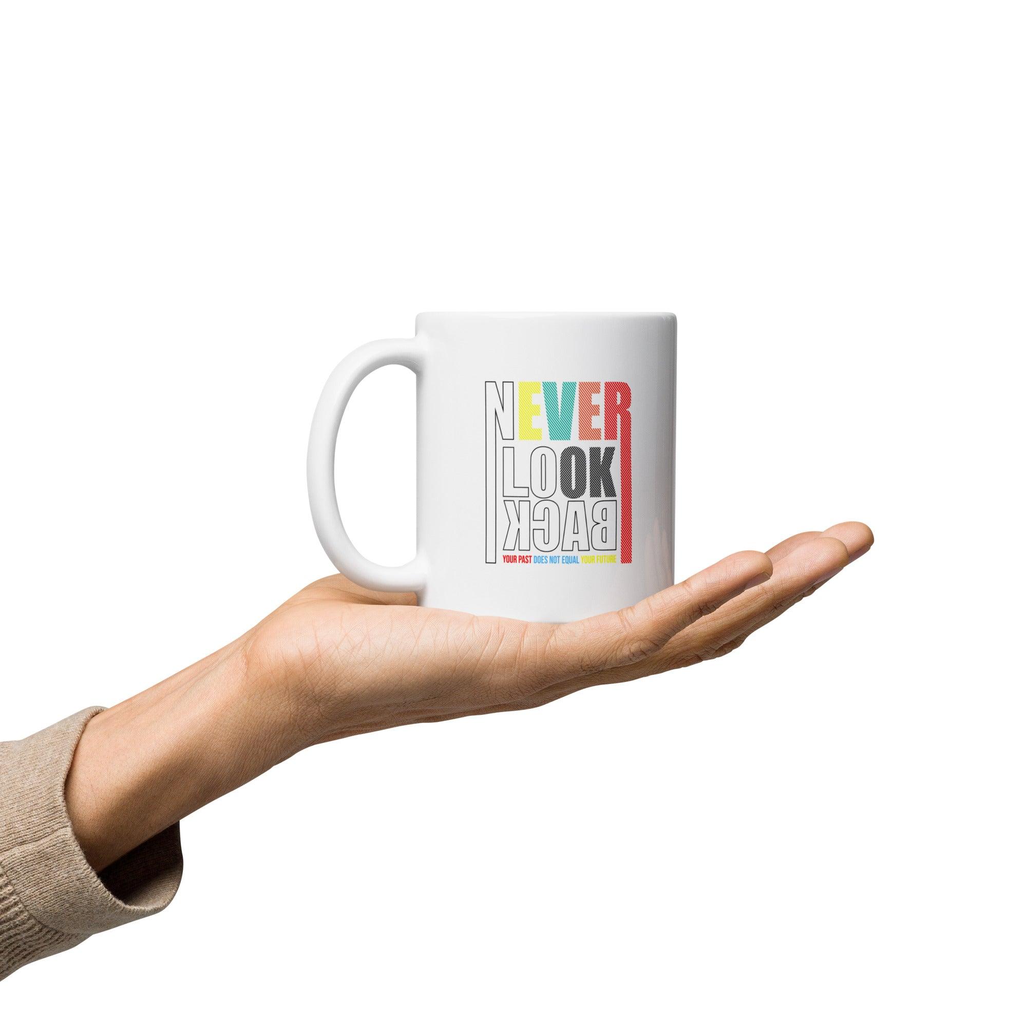 Minimalist Typographic Elegance Mug - Beyond T-shirts