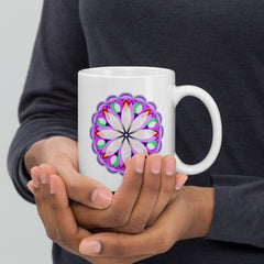 Mandala Whispers On White Mug - Beyond T-shirts