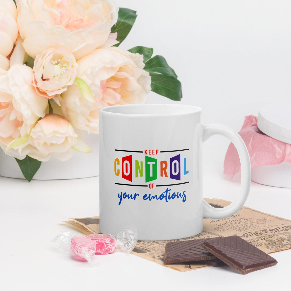 Typography Artistry Mug - Beyond T-shirts