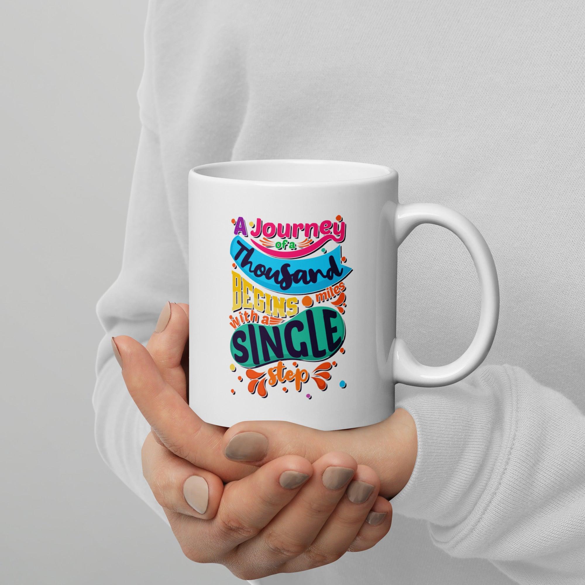 Words of Wisdom Ceramic Typography Mug - Beyond T-shirts