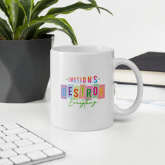 Art Deco Typography Mug - Beyond T-shirts