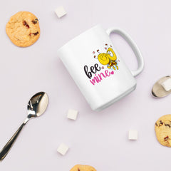 Bee Mine White Glossy Mug