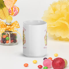 I Am Thinking About You White Glossy Mug