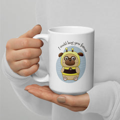 I Could Hug You Forever White Glossy Mug