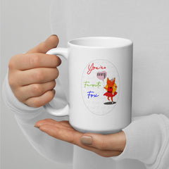 You're My Favorite Fox White Glossy Mug