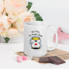 You Make My Heart Smile White Glossy Mug