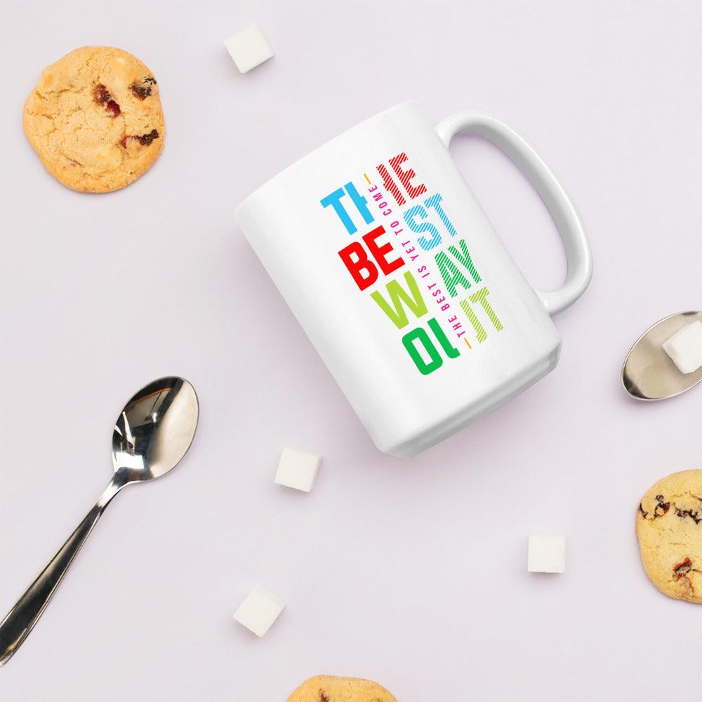 Serenity Script White Glossy Mug - Beyond T-shirts