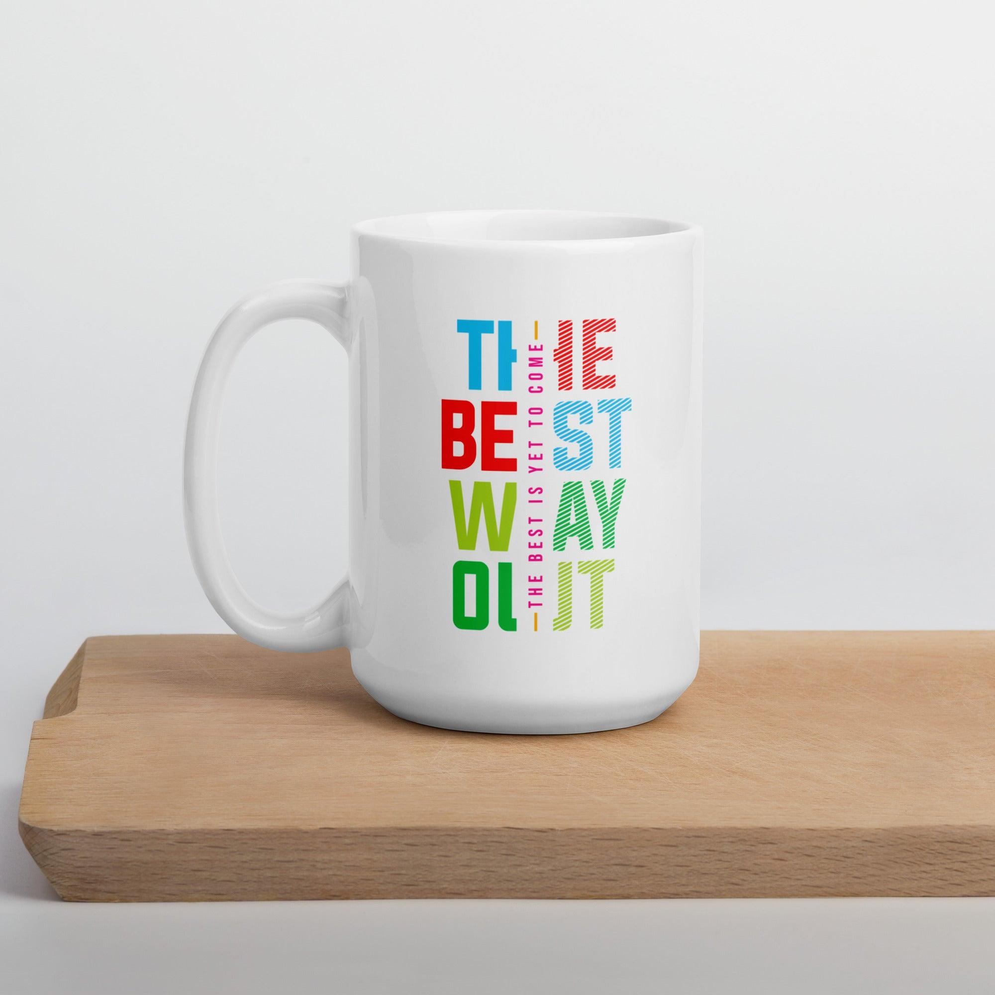 Serenity Script White Glossy Mug - Beyond T-shirts