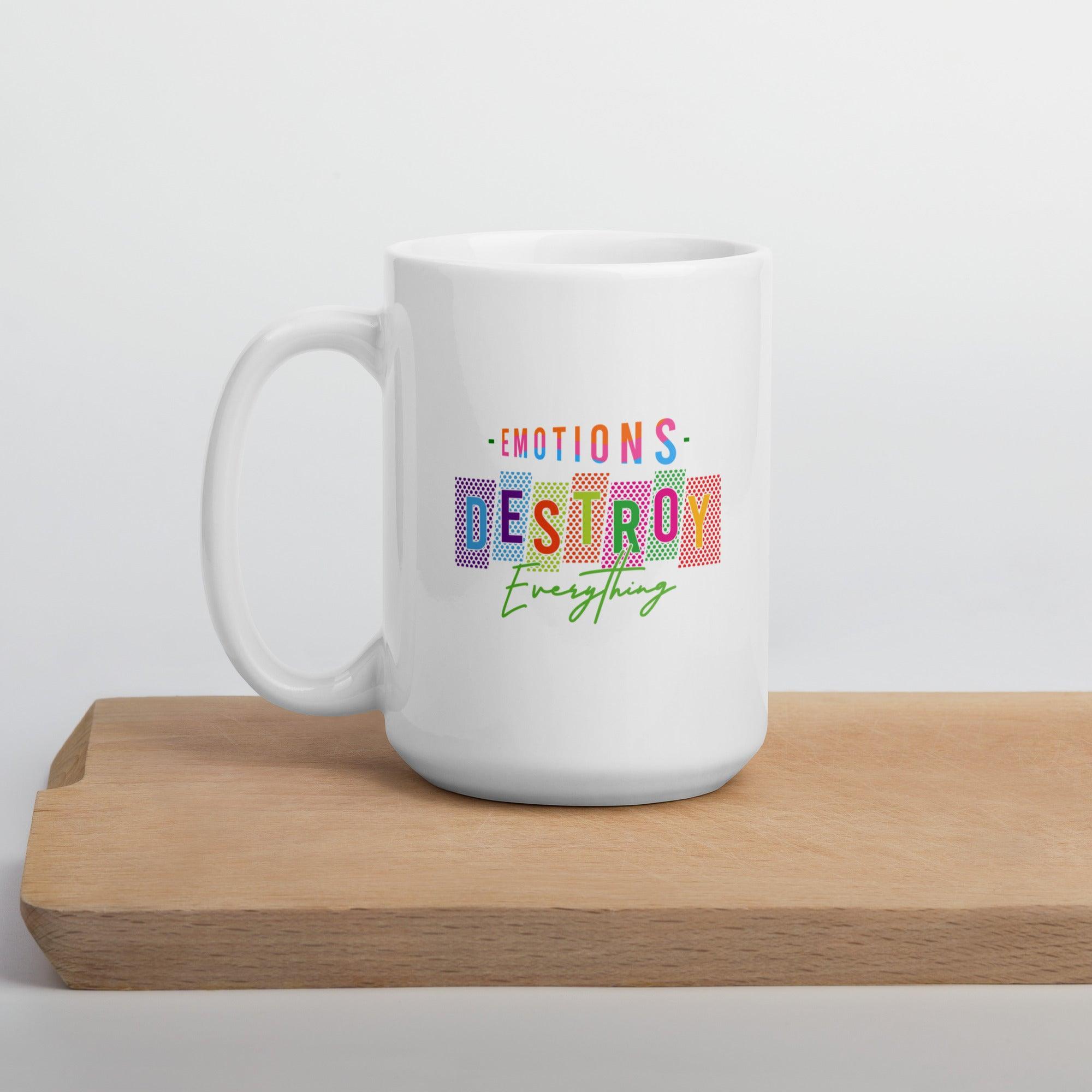 Art Deco Typography Mug - Beyond T-shirts