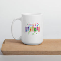 Art Deco Typography Mug - Beyond T-shirts