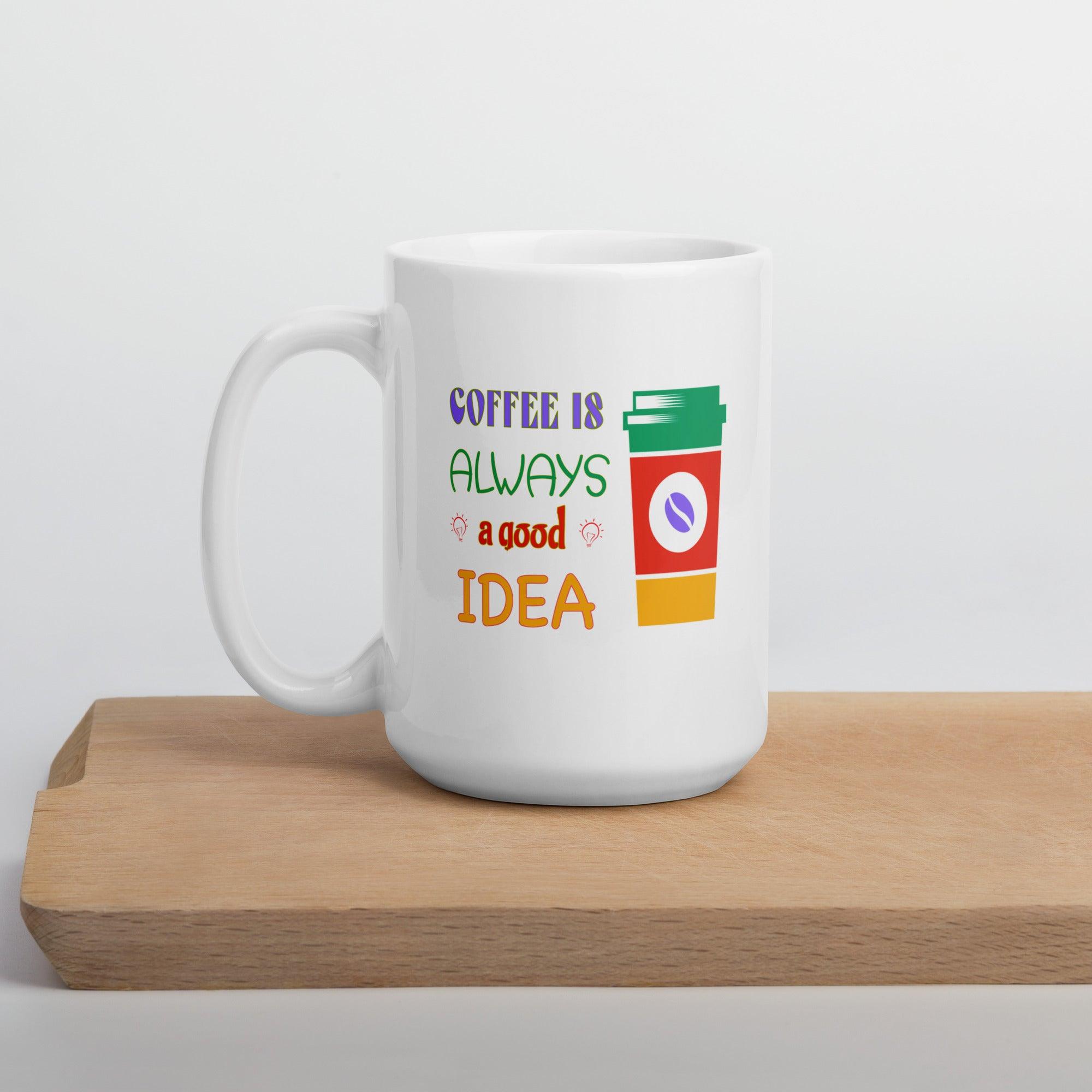 Bold Typographic Statement Coffee Mug - Beyond T-shirts