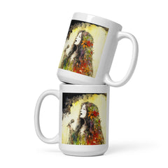 NS-983 White Glossy Mug