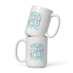 Classic Elegance White Glossy Mug - Beyond T-shirts