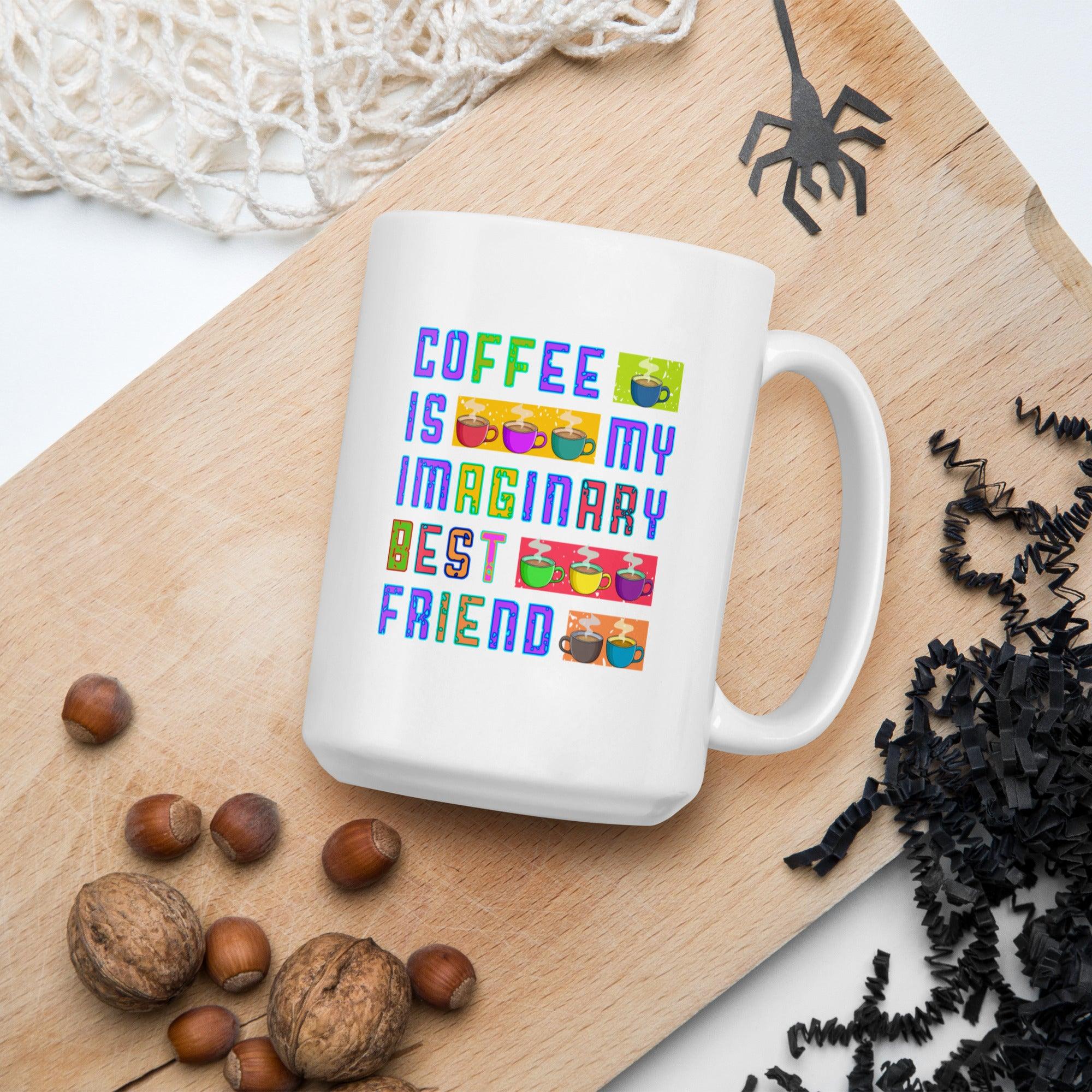 Elegant Lettering White Glossy Mug - Beyond T-shirts