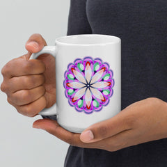 Mandala Whispers On White Mug - Beyond T-shirts