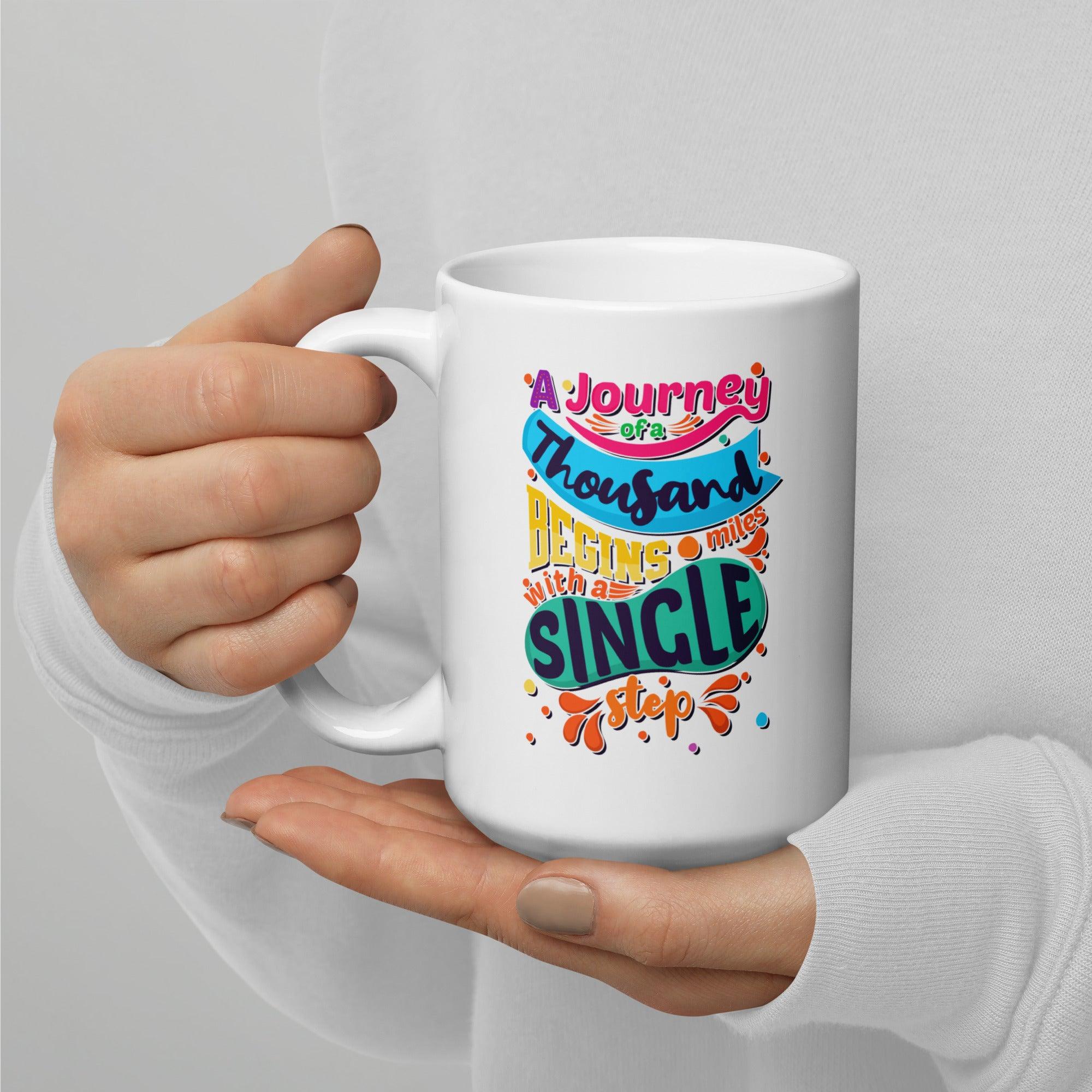 Words of Wisdom Ceramic Typography Mug - Beyond T-shirts