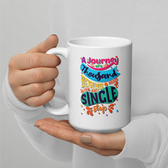 Words of Wisdom Ceramic Typography Mug - Beyond T-shirts