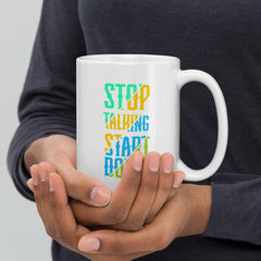 Retro Letterpress Typography Mug - Beyond T-shirts