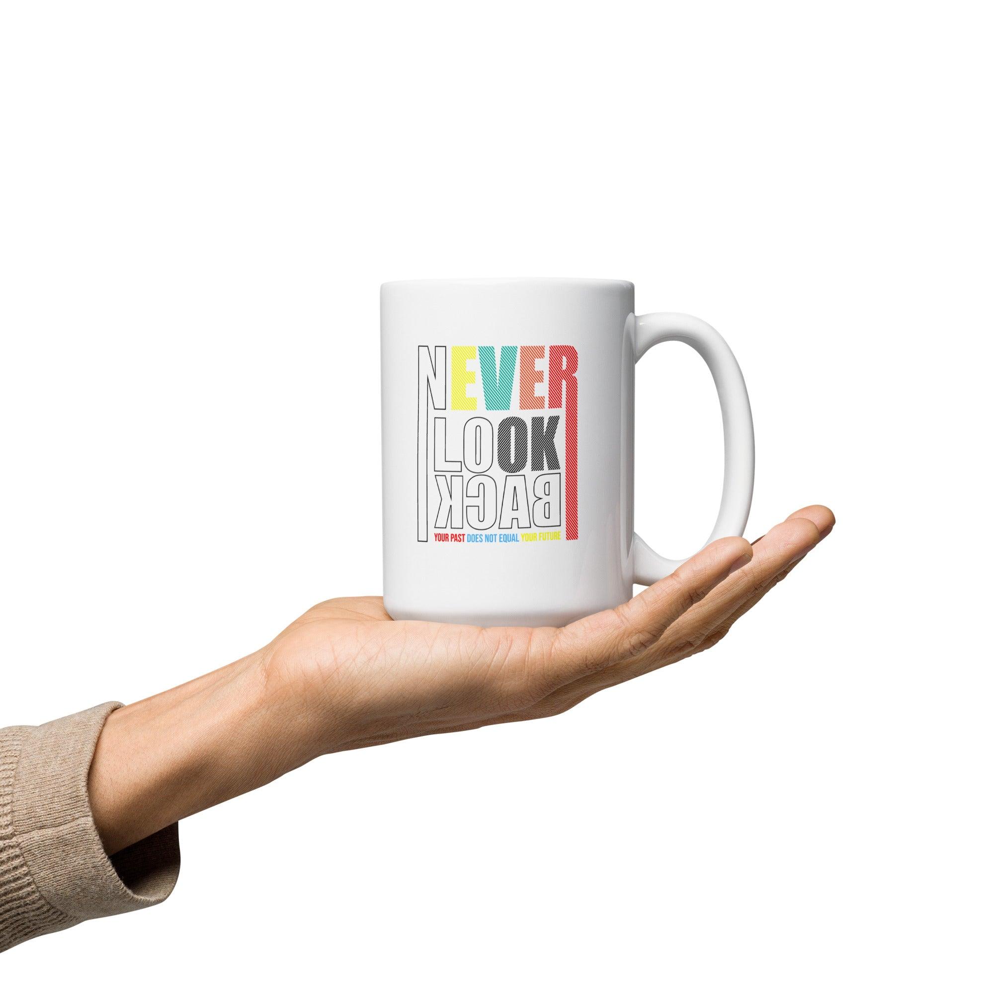 Minimalist Typographic Elegance Mug - Beyond T-shirts