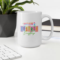 Art Deco Typography Mug - Beyond T-shirts