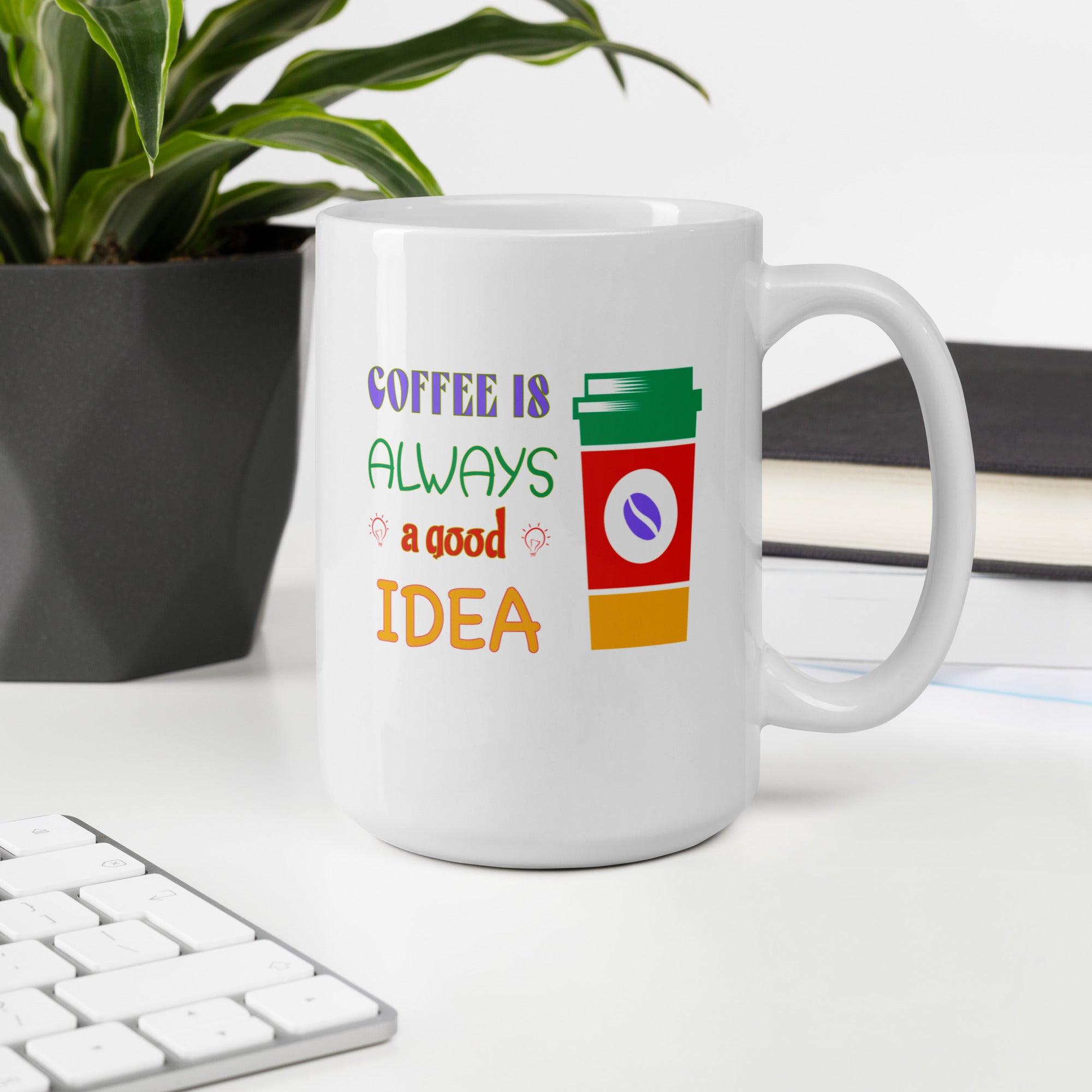 Bold Typographic Statement Coffee Mug - Beyond T-shirts