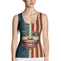 Wildflower Waltz Sublimation Cut & Sew Tank Top - Beyond T-shirts